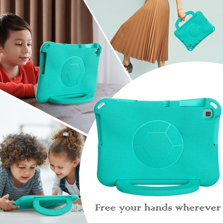 For Huawei Enpoy Tablet2 Handle Football Shaped EVA Shockproof Tablet Case(Mint  Green) - Huawei by PMC TechLife | Online Shopping South Africa | PMC TechLife | Buy Now Pay Later Mobicred