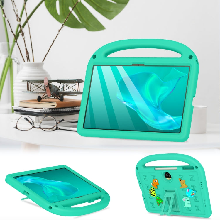For Honor Pad 9 12.1 Cartoon Sparrow EVA Shockproof Tablet Case(Glacier Green) - Honor by PMC TechLife | Online Shopping South Africa | PMC TechLife | Buy Now Pay Later Mobicred