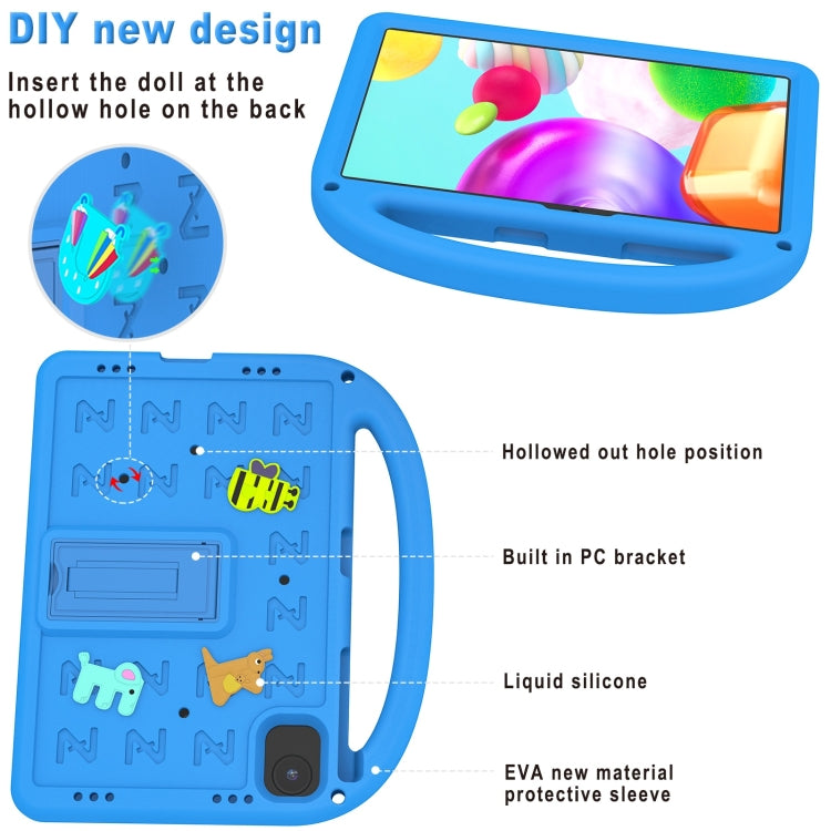 For Honor Pad X8a / X9 2024 Cartoon Sparrow EVA Shockproof Tablet Case(Blue) - Honor by PMC TechLife | Online Shopping South Africa | PMC TechLife | Buy Now Pay Later Mobicred