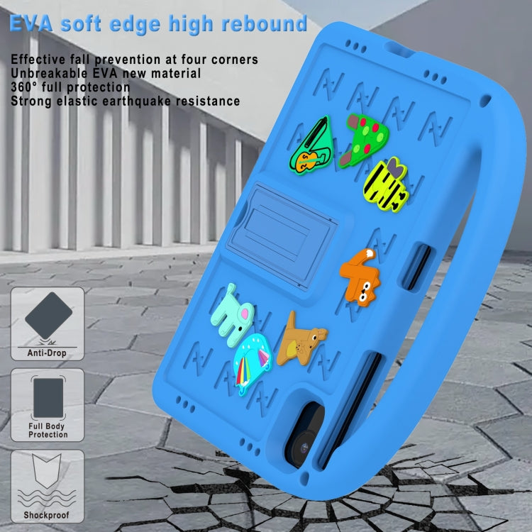 For Honor Pad X8a / X9 2024 Cartoon Sparrow EVA Shockproof Tablet Case(Blue) - Honor by PMC TechLife | Online Shopping South Africa | PMC TechLife | Buy Now Pay Later Mobicred