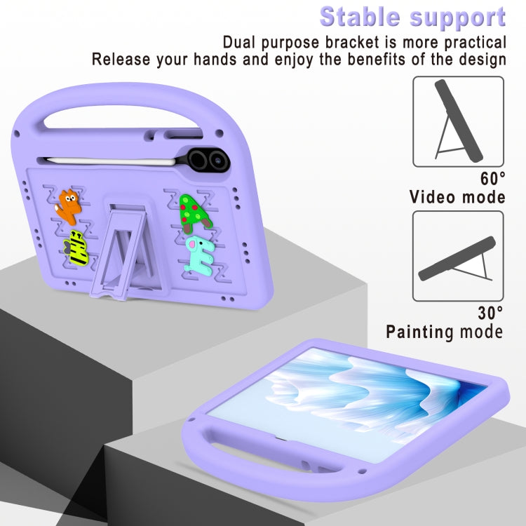 For Honor Pad X9 11.5  Cartoon Sparrow EVA Shockproof Tablet Case(Taro Purple) - Honor by PMC TechLife | Online Shopping South Africa | PMC TechLife | Buy Now Pay Later Mobicred