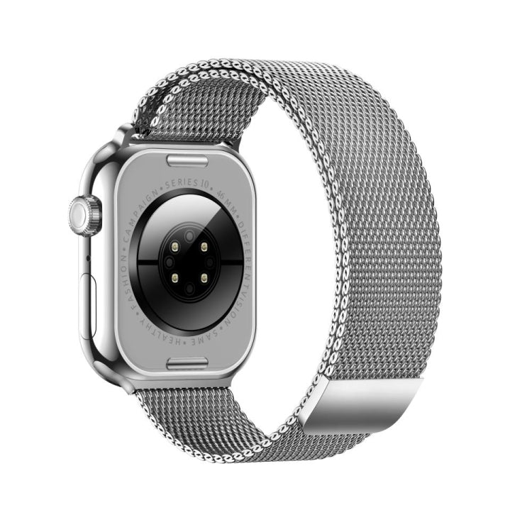 KL08 2.04 inch Color Screen Smart Watch Milan Steel Strap, Support Bluetooth Call(Silver) - Smart Watches by PMC TechLife | Online Shopping South Africa | PMC TechLife | Buy Now Pay Later Mobicred