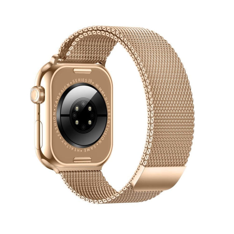 KL08 2.04 inch Color Screen Smart Watch Milan Steel Strap, Support Bluetooth Call(Gold) - Smart Watches by PMC TechLife | Online Shopping South Africa | PMC TechLife | Buy Now Pay Later Mobicred