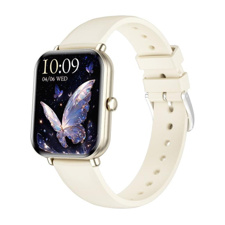 KM66 1.75 inch Color Screen Smart Watch Silicone Strap, Support Bluetooth Call(White) - Smart Watches by PMC TechLife | Online Shopping South Africa | PMC TechLife | Buy Now Pay Later Mobicred