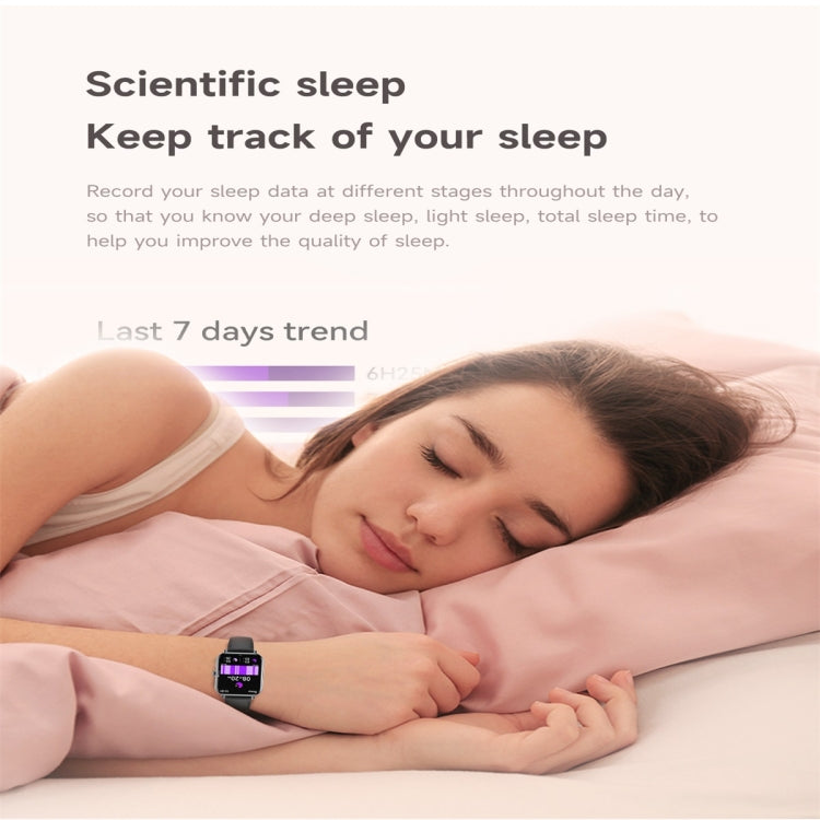 KM66 1.75 inch Color Screen Smart Watch Silicone Strap, Support Bluetooth Call(White) - Smart Watches by PMC TechLife | Online Shopping South Africa | PMC TechLife | Buy Now Pay Later Mobicred