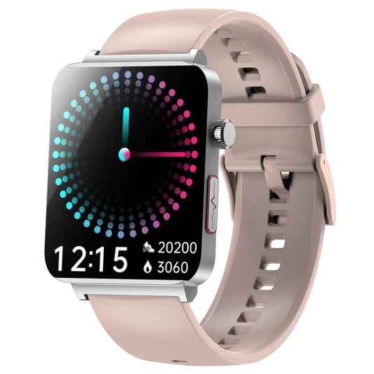 KS03 Pro 1.96 inch Color Screen Smart Watch, Support Bluetooth Call / Health Monitoring(Silver Pink) - Smart Watches by PMC Jewellery | Online Shopping South Africa | PMC Jewellery | Buy Now Pay Later Mobicred