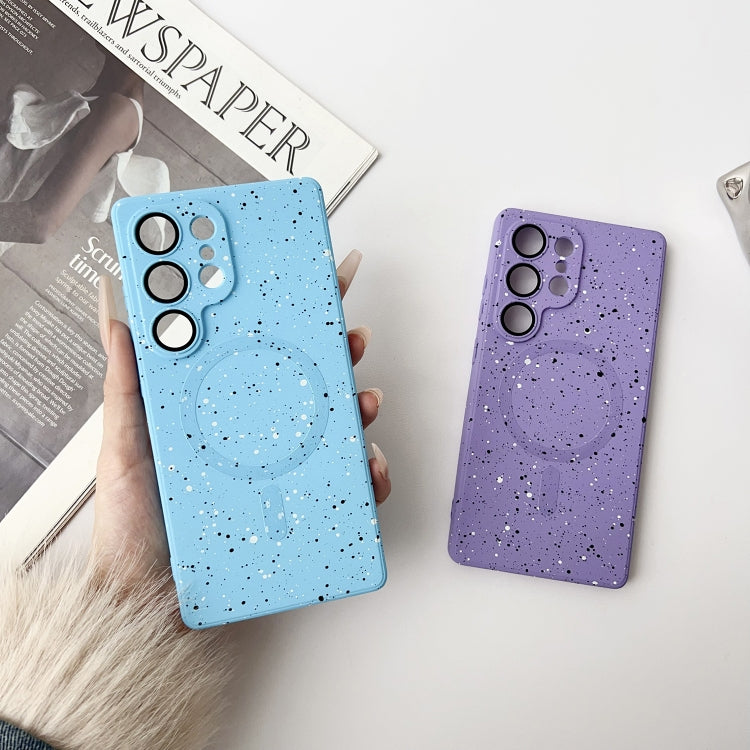 For Samsung Galaxy S25+ 5G Starry Sky TPU Shockproof MagSafe Phone Case(Purple) - Galaxy S25+ 5G Cases by PMC Jewellery | Online Shopping South Africa | PMC Jewellery | Buy Now Pay Later Mobicred