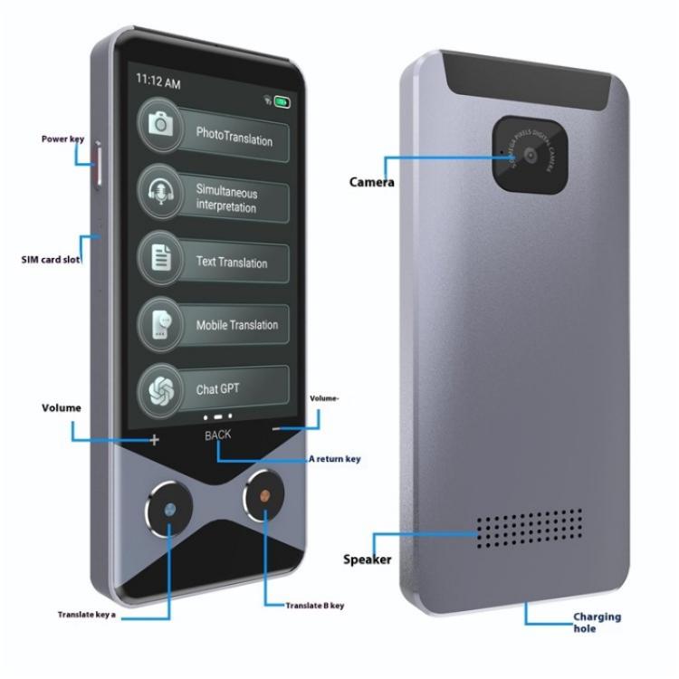 V9000 Support 137 Languages AI Smart Translator 4G WiFi Offline Photo Translation Device -  by PMC TechLife | Online Shopping South Africa | PMC TechLife | Buy Now Pay Later Mobicred