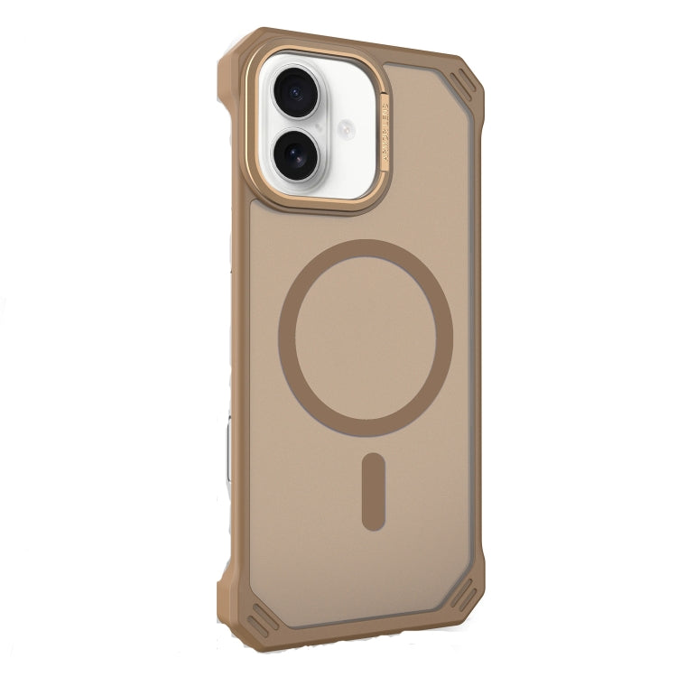For iPhone 16 Starshield Frameless MagSafe PC Phone Case(Desert Gold) - iPhone 16 Cases by PMc TechLife | Online Shopping South Africa | PMc TechLife | Buy Now Pay Later Mobicred