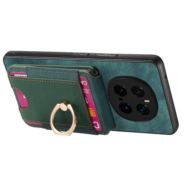 For Honor Magic7 Pro Retro Splitable Magnetic Stand Card Bag Leather Phone Case(Green) - Honor Cases by PMC TechLife | Online Shopping South Africa | PMC TechLife | Buy Now Pay Later Mobicred