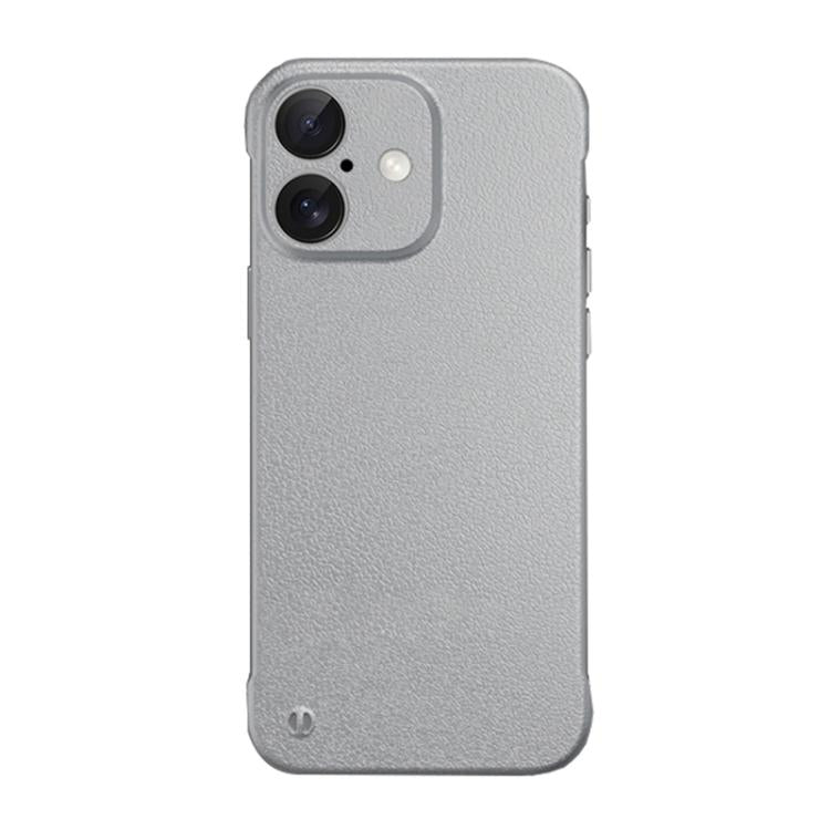 For iPhone 16 Frameless Litchi Texture PC Phone Case(Titanium Silver) - free shipping - PMc TechLife - Order now!