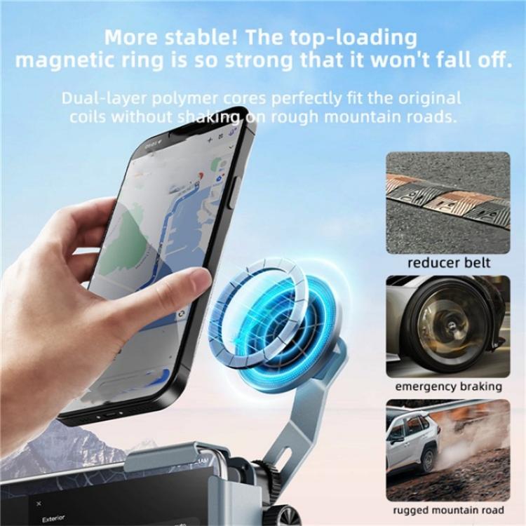 SU7Y Large Display Vehicle Mount Navigation Stand For Tesla Car Screen Magnetic Phone Holder - Universal Car Holders by PMC TechLife | Online Shopping South Africa | PMC TechLife | Buy Now Pay Later Mobicred