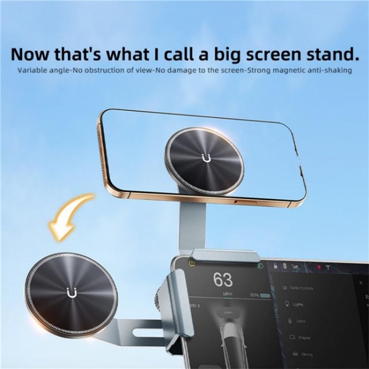 SU7Y Large Display Vehicle Mount Navigation Stand For Tesla Car Screen Magnetic Phone Holder - Universal Car Holders by PMC TechLife | Online Shopping South Africa | PMC TechLife | Buy Now Pay Later Mobicred