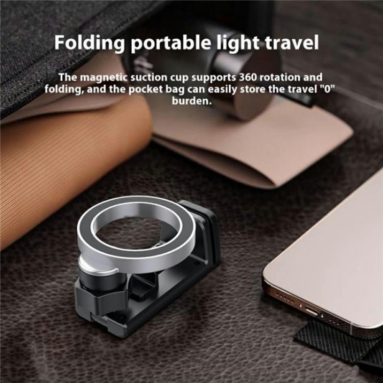 LX-01 360 Degree Rotating Car Phone Holder Compatible with MagSafe Travel Foldable Bracket - Universal Car Holders by PMc TechLife | Online Shopping South Africa | PMc TechLife | Buy Now Pay Later Mobicred