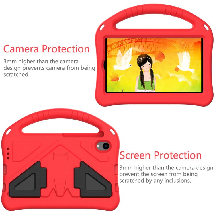 For onn. 7 Tablet Gen 4 2024 EVA Shockproof Tablet Case with Holder(Red) - Others by PMC TechLife | Online Shopping South Africa | PMC TechLife | Buy Now Pay Later Mobicred