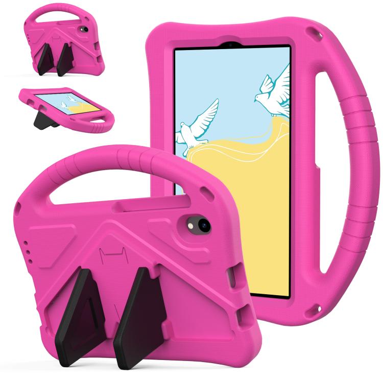 For onn. 7 Tablet Gen 4 2024 EVA Shockproof Tablet Case with Holder(RoseRed) - free shipping - PMC TechLife - Order now!