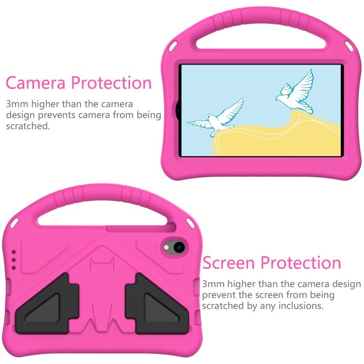 For onn. 7 Tablet Gen 4 2024 EVA Shockproof Tablet Case with Holder(RoseRed) - free shipping - PMC TechLife - Order now!