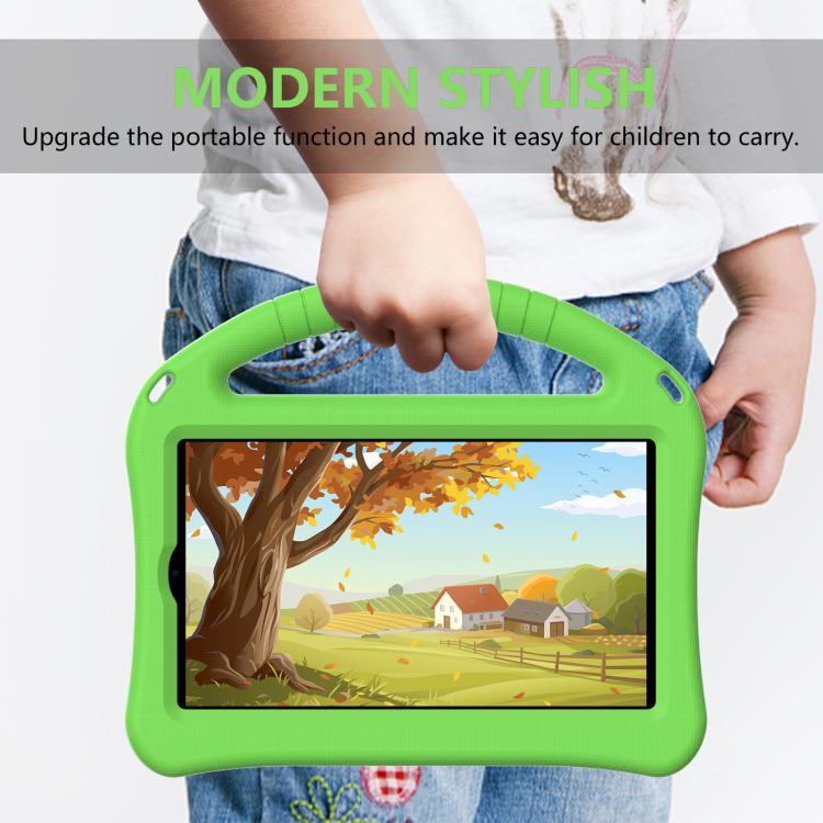 For onn. 7 Tablet Gen 4 2024 EVA Shockproof Tablet Case with Holder(Green) - free shipping - PMC TechLife - Order now!