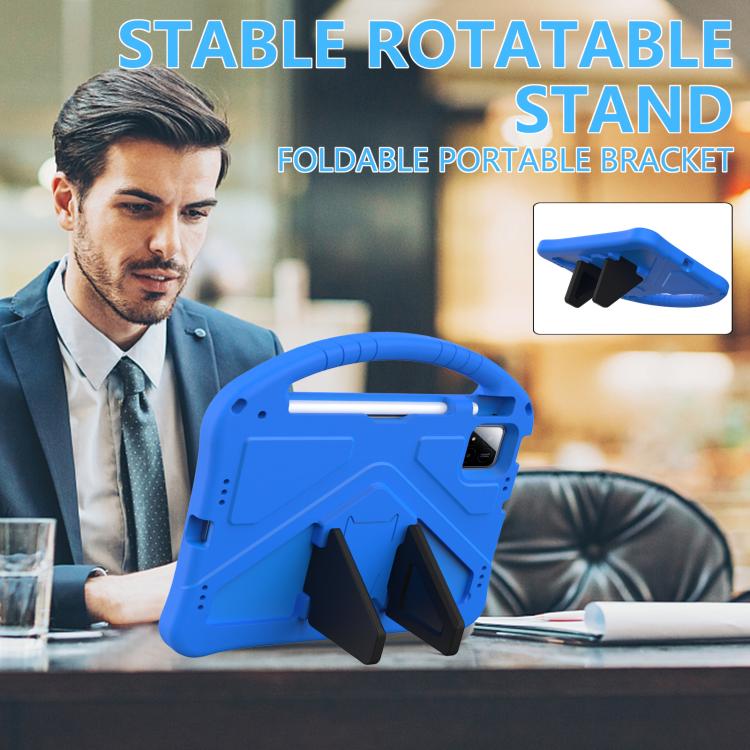 For onn. Tablet Pro 11 2024 EVA Shockproof Tablet Case with Holder(Blue) - Others by PMC TechLife | Online Shopping South Africa | PMC TechLife | Buy Now Pay Later Mobicred