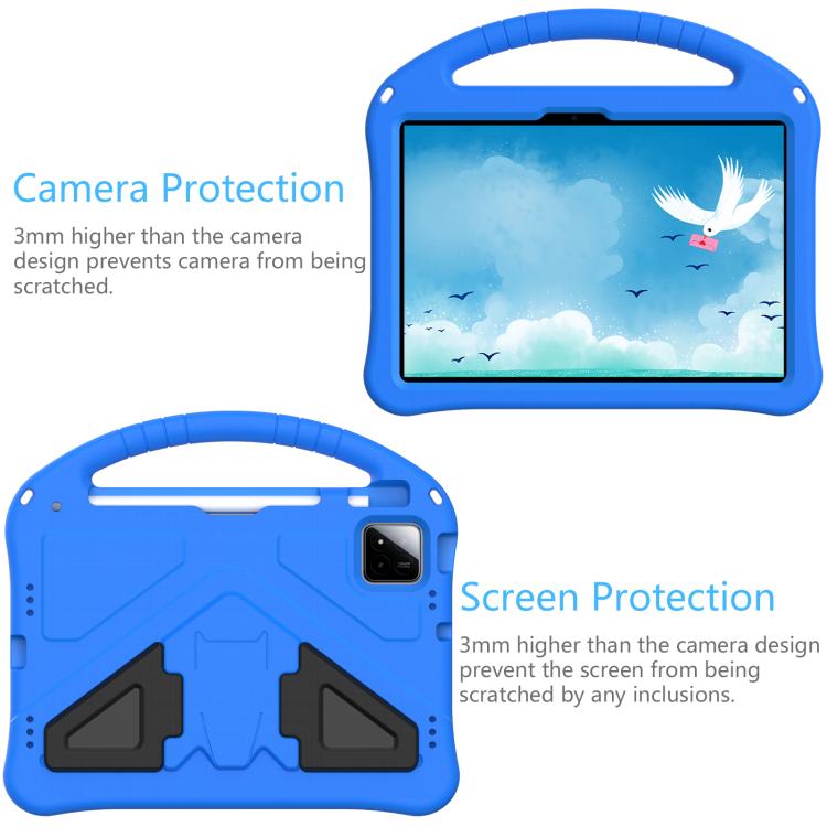 For onn. Tablet Pro 11 2024 EVA Shockproof Tablet Case with Holder(Blue) - Others by PMC TechLife | Online Shopping South Africa | PMC TechLife | Buy Now Pay Later Mobicred