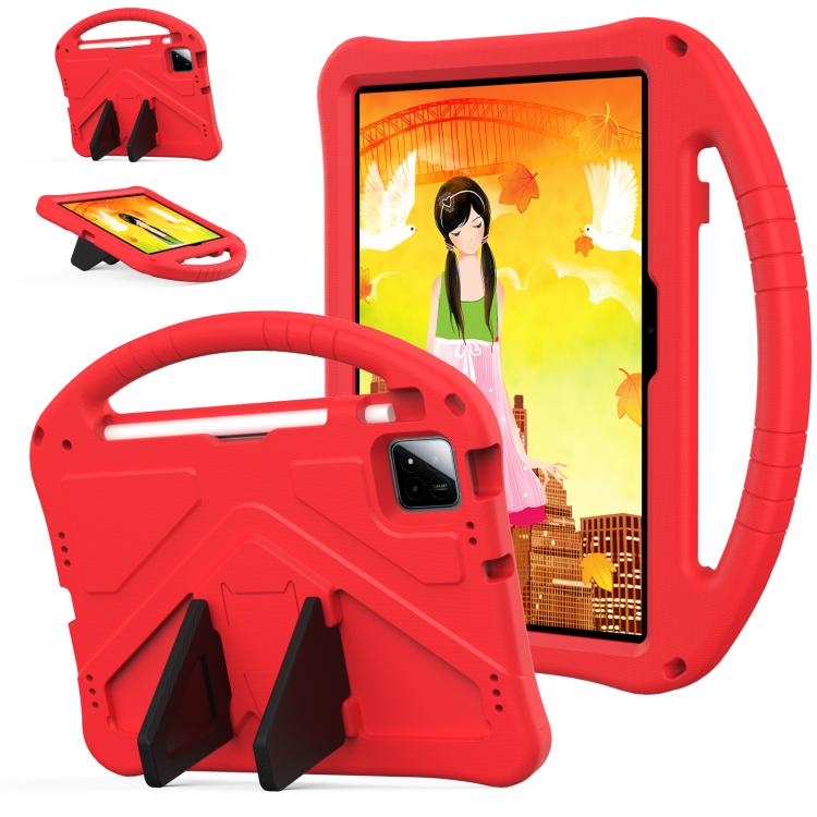 For onn. Tablet Pro 11 2024 EVA Shockproof Tablet Case with Holder(Red) - Others by PMC TechLife | Online Shopping South Africa | PMC TechLife | Buy Now Pay Later Mobicred