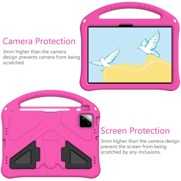 For onn. Tablet Pro 11 2024 EVA Shockproof Tablet Case with Holder(RoseRed) - Others by PMC TechLife | Online Shopping South Africa | PMC TechLife | Buy Now Pay Later Mobicred