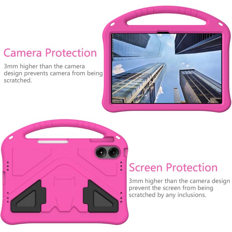 For onn. 12.1 Tablet Pro 2024 EVA Shockproof Tablet Case with Holder(RoseRed) - Others by PMC TechLife | Online Shopping South Africa | PMC TechLife | Buy Now Pay Later Mobicred