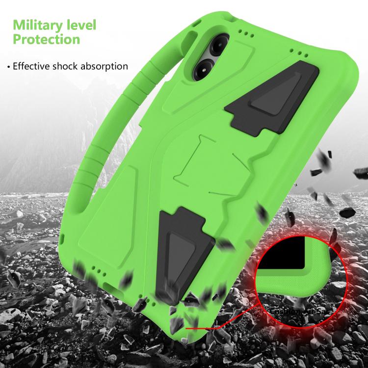 For onn. 12.1 Tablet Pro 2024 EVA Shockproof Tablet Case with Holder(Green) - free shipping - PMC TechLife - Order now!