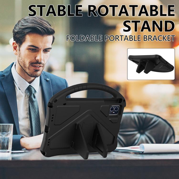 For onn. 10.1 Tablet Gen 4 2024 EVA Shockproof Tablet Case with Holder(Black) - Others by PMC TechLife | Online Shopping South Africa | PMC TechLife | Buy Now Pay Later Mobicred