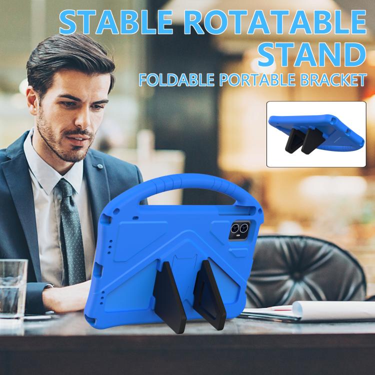 For onn. 10.1 Tablet Gen 4 2024 EVA Shockproof Tablet Case with Holder(Blue) - Others by PMC TechLife | Online Shopping South Africa | PMC TechLife | Buy Now Pay Later Mobicred