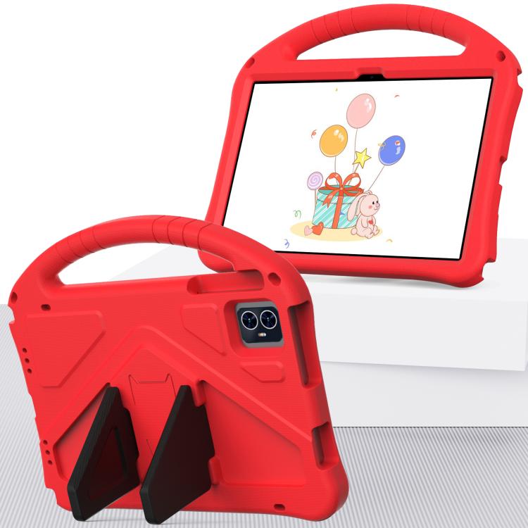 For onn. 10.1 Tablet Gen 4 2024 EVA Shockproof Tablet Case with Holder(Red) - Others by PMC TechLife | Online Shopping South Africa | PMC TechLife | Buy Now Pay Later Mobicred