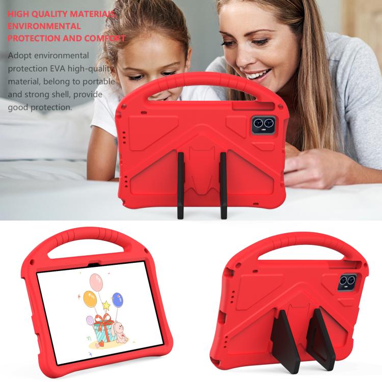 For onn. 10.1 Tablet Gen 4 2024 EVA Shockproof Tablet Case with Holder(Red) - Others by PMC TechLife | Online Shopping South Africa | PMC TechLife | Buy Now Pay Later Mobicred