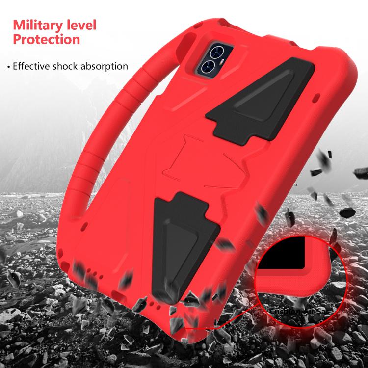 For onn. 10.1 Tablet Gen 4 2024 EVA Shockproof Tablet Case with Holder(Red) - Others by PMC TechLife | Online Shopping South Africa | PMC TechLife | Buy Now Pay Later Mobicred
