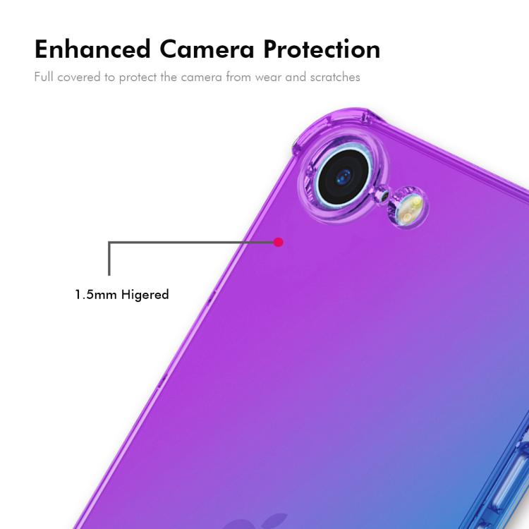 For iPhone 16e ENKAY Hat-Prince Gradient Airbag TPU Phone Case(Purple Blue) - free shipping - PMC TechLife - Order now!