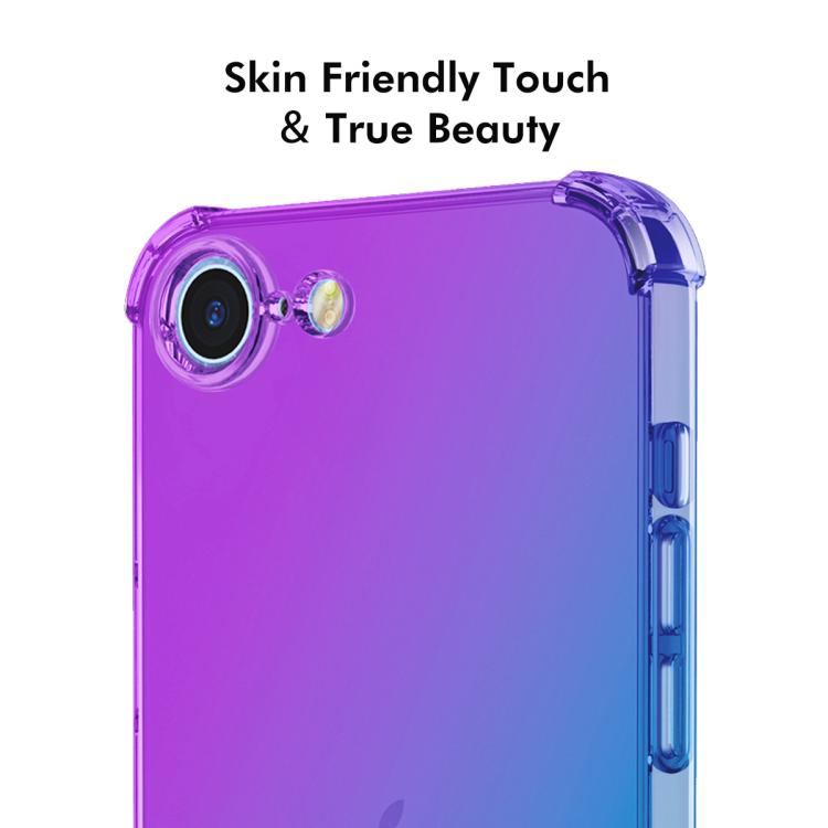 For iPhone 16e ENKAY Hat-Prince Gradient Airbag TPU Phone Case(Purple Blue) - free shipping - PMC TechLife - Order now!