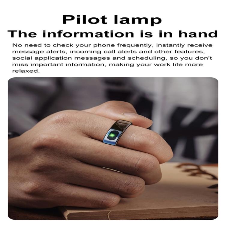 R08 SIZE 9 Smart Ring, Support Heart Rate / Blood Oxygen / Sleep / Multiple Sports Modes(Silver) - free shipping - PMC TechLife - Order now!