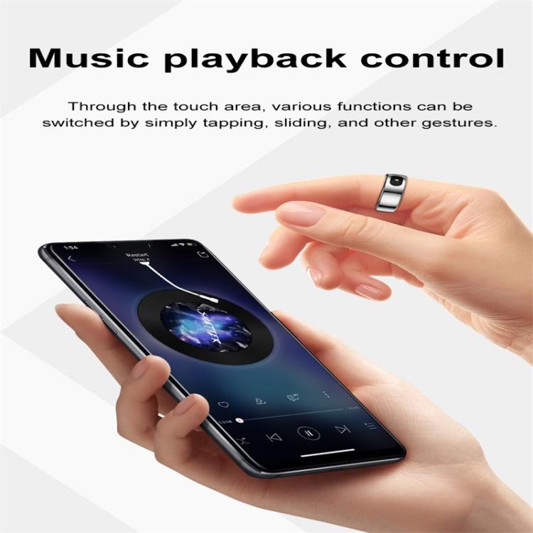 R08 SIZE 9 Smart Ring, Support Heart Rate / Blood Oxygen / Sleep / Multiple Sports Modes(Silver) - free shipping - PMC TechLife - Order now!