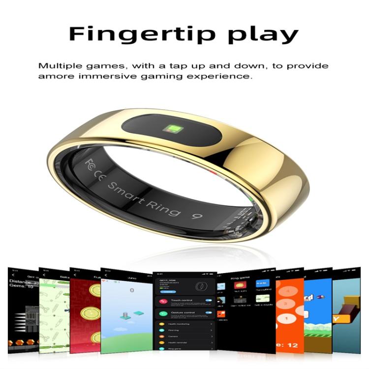 R08 SIZE 9 Smart Ring, Support Heart Rate / Blood Oxygen / Sleep / Multiple Sports Modes(Silver) - free shipping - PMC TechLife - Order now!