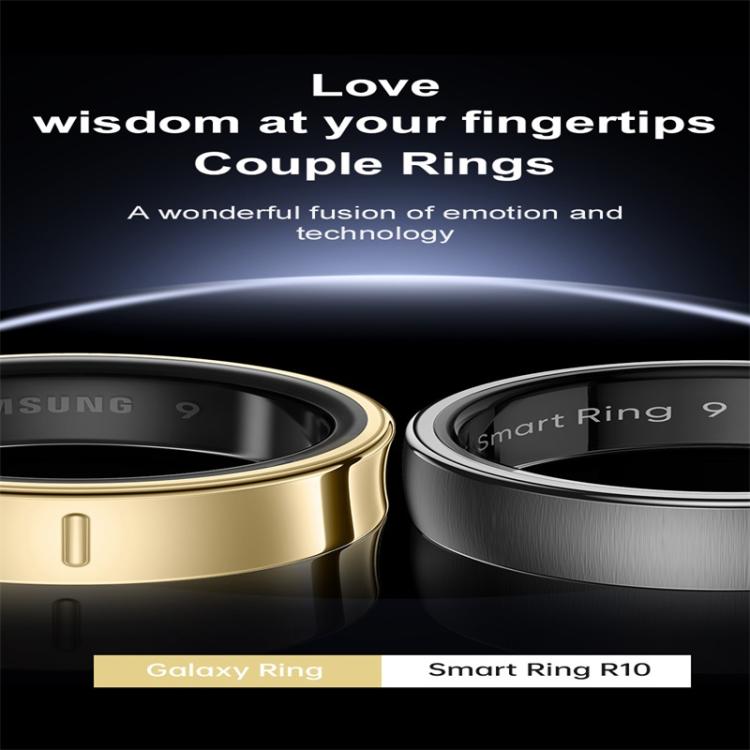 R10 SIZE 9 Smart Ring, Support Heart Rate / Blood Oxygen / Sleep / Multiple Sports Modes(Black) - free shipping - PMC TechLife - Order now!