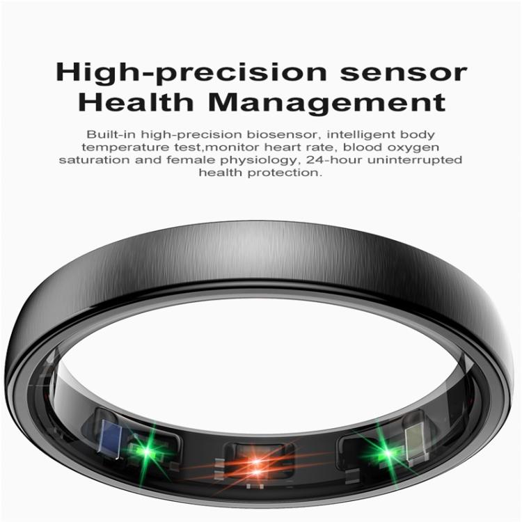 R10 SIZE 13 Smart Ring, Support Heart Rate / Blood Oxygen / Sleep / Multiple Sports Modes(Silver) - free shipping - PMC TechLife - Order now!
