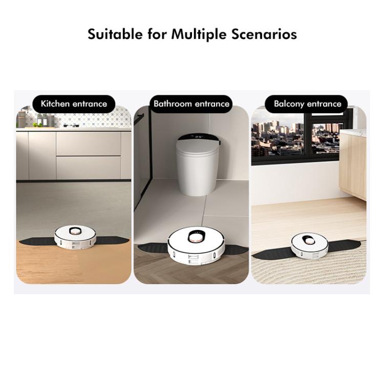 JUNSUNMAY For Ecovacs / iRobot / Mijia / Dreame Sweeping Robot Universal Threshold Bars Ramp Mat(White) - Other Accessories by JUNSUNMAY | Online Shopping South Africa | PMc TechLife | Buy Now Pay Later Mobicred