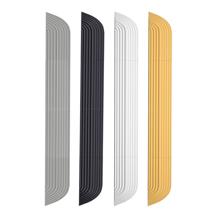 JUNSUNMAY For Ecovacs / iRobot / Mijia / Dreame Sweeping Robot Universal Silicone Threshold Bars Ramp Mat(Black) - free shipping - PMc TechLife - Order now!