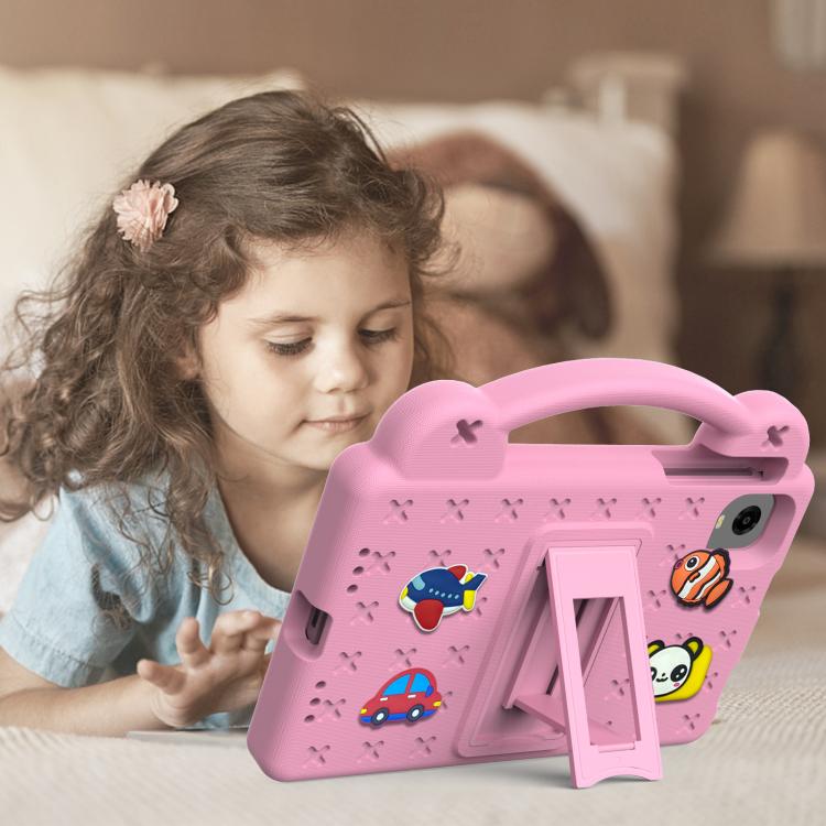 For Alldocube iPlay 60 Mini Pro Handle Kickstand Children EVA Shockproof Tablet Case(Pink) - CUBE by PMC TechLife | Online Shopping South Africa | PMC TechLife | Buy Now Pay Later Mobicred