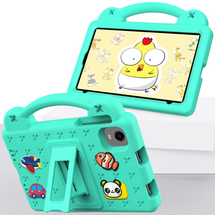 For Alldocube iPlay 60 Mini Pro Handle Kickstand Children EVA Shockproof Tablet Case(Mint Green) - CUBE by PMC TechLife | Online Shopping South Africa | PMC TechLife | Buy Now Pay Later Mobicred