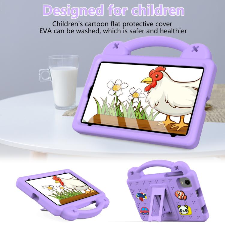 For Alldocube iPlay 60 Mini Pro Handle Kickstand Children EVA Shockproof Tablet Case(Light Purple) - CUBE by PMC TechLife | Online Shopping South Africa | PMC TechLife | Buy Now Pay Later Mobicred