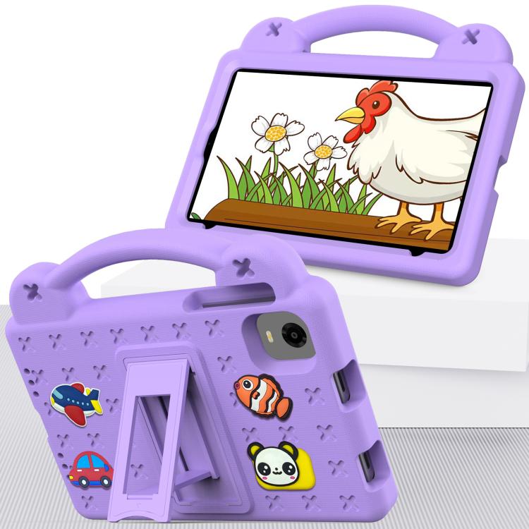 For Alldocube iPlay 60 Mini Pro Handle Kickstand Children EVA Shockproof Tablet Case(Light Purple) - CUBE by PMC TechLife | Online Shopping South Africa | PMC TechLife | Buy Now Pay Later Mobicred