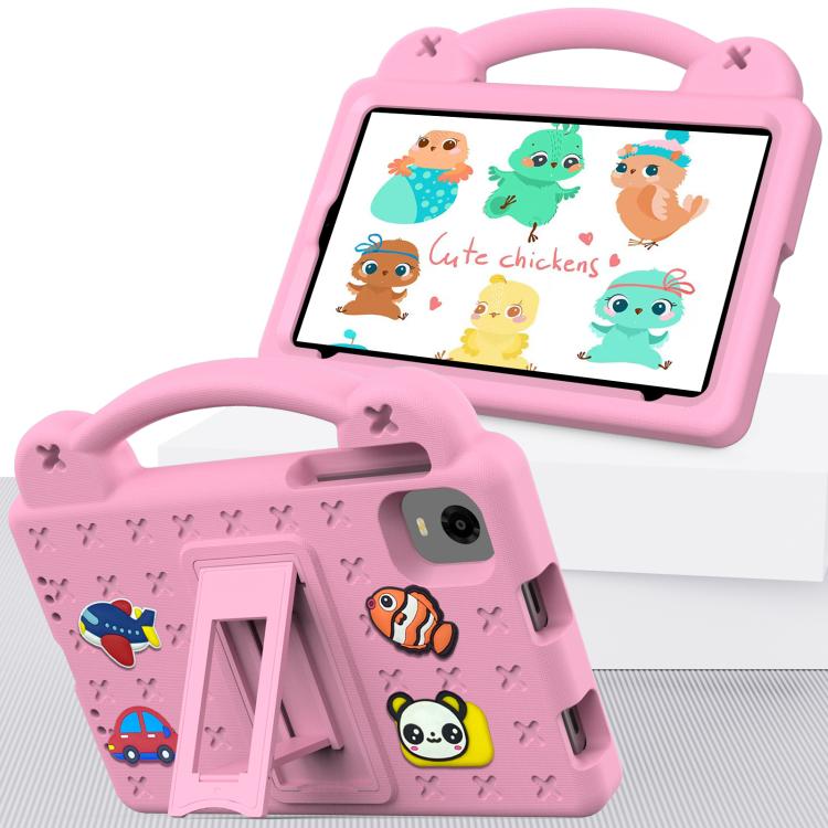 For Alldocube iPlay 50 Mini Pro 2023 8.4 Handle Kickstand Children EVA Shockproof Tablet Case(Pink) - CUBE by PMC TechLife | Online Shopping South Africa | PMC TechLife | Buy Now Pay Later Mobicred