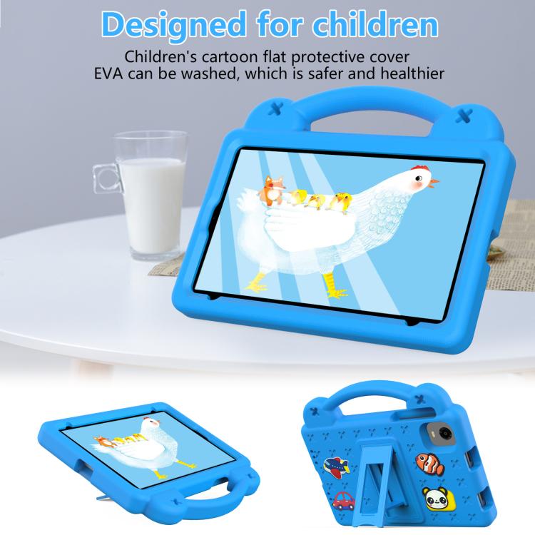 For Alldocube iPlay 50 Mini Pro 2023 8.4 Handle Kickstand Children EVA Shockproof Tablet Case(Sky Blue) - CUBE by PMC TechLife | Online Shopping South Africa | PMC TechLife | Buy Now Pay Later Mobicred