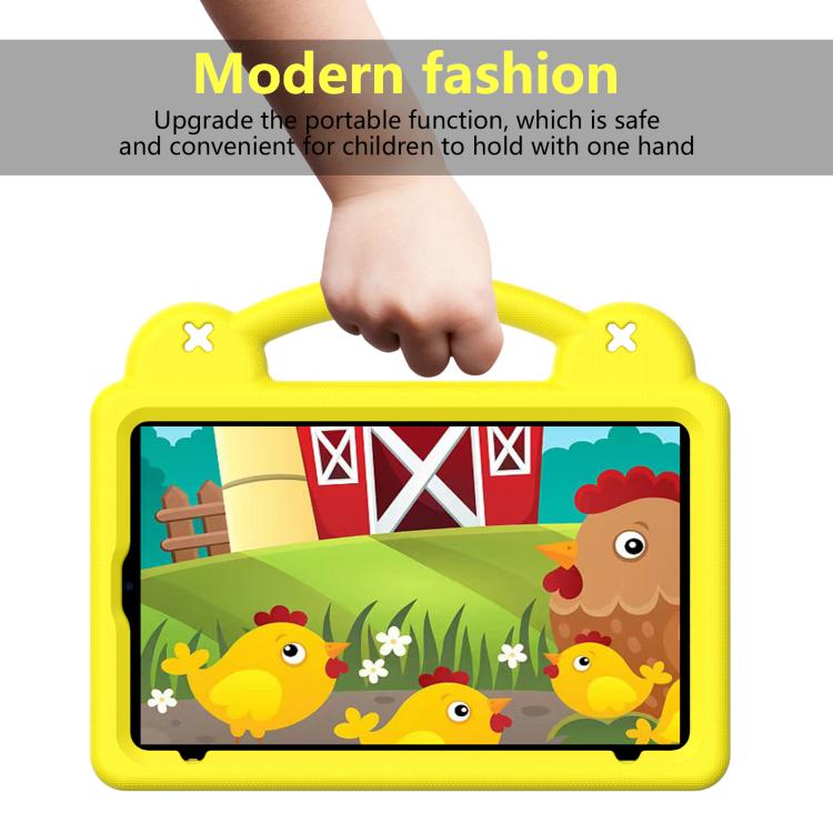 For NEC Lavie Tab T11 T1155 2024 Handle Kickstand Children EVA Shockproof Tablet Case(Yellow) - Others by PMC TechLife | Online Shopping South Africa | PMC TechLife | Buy Now Pay Later Mobicred