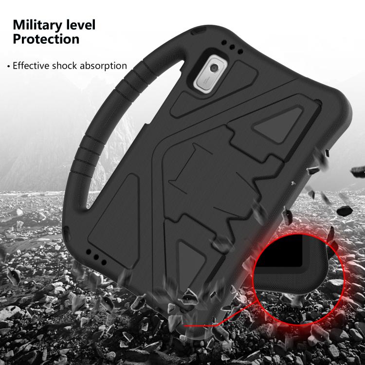 For NEC Lavie Tab T9 9 inch 2024 EVA Shockproof Tablet Case with Holder(Black) - Others by PMC TechLife | Online Shopping South Africa | PMC TechLife | Buy Now Pay Later Mobicred